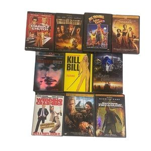 10 DVD’s, good condition Starsky and Hutch, pirates of the Caribbean, ki…